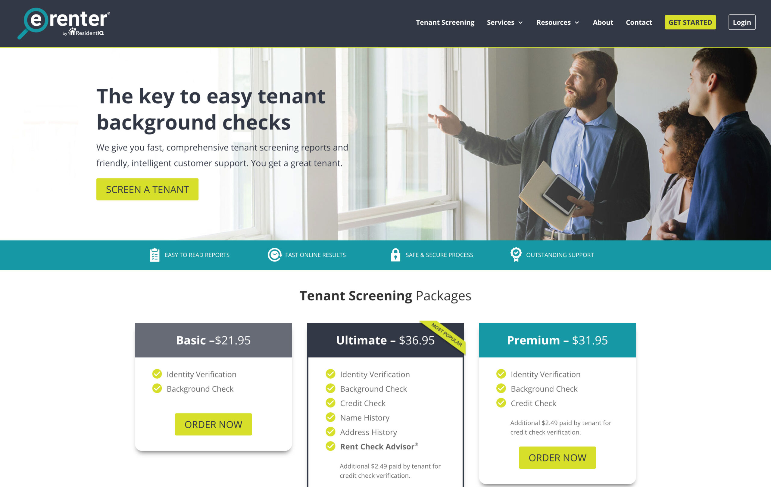 e-renter Website